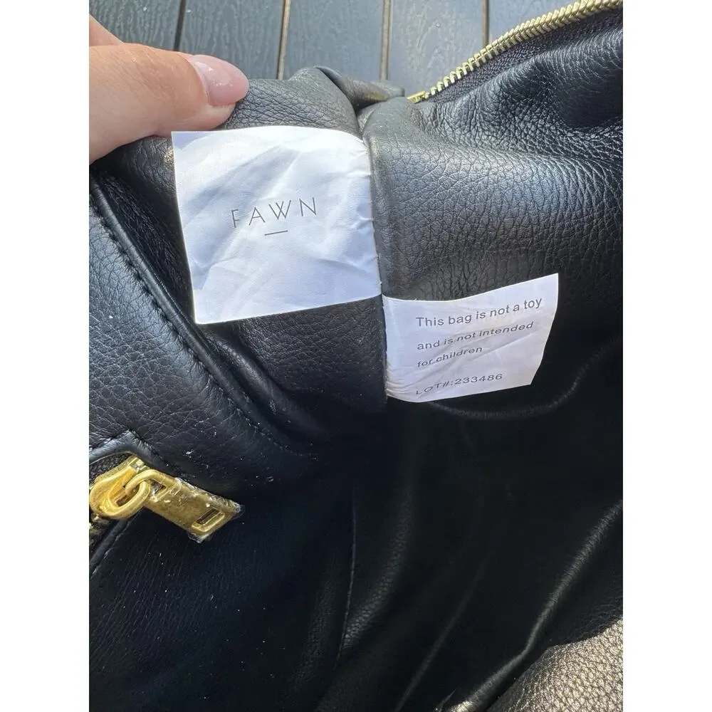 Fawn Design Black Diaper Bag the Original